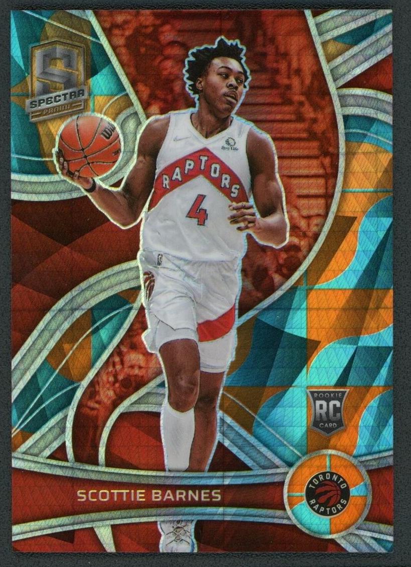 2021 Panini Spectra Basketball Scottie Barnes #110 PSA 8.5