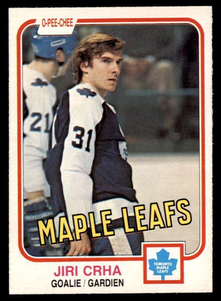 1981 O-Pee-Chee Hockey Jiri Crha #315 PSA 8