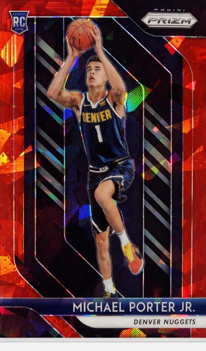 2018 Panini Prizm Basketball Red Ice Michael Porter Jr. #32 PSA 9
