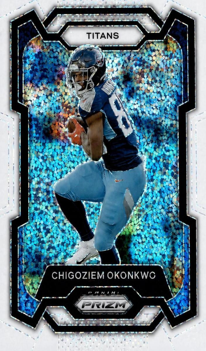 2023 Panini Prizm Football White Sparkle Chigoziem Okonkwo #288