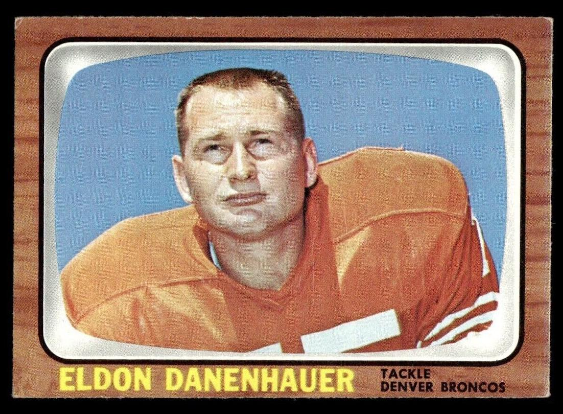 1966 Topps Football Eldon Danenhauer #31 PSA 8