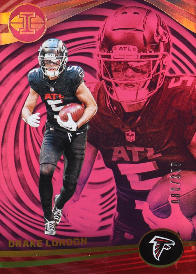 2023 Panini Illusions Football Trophy Collection Pink Drake London #5
