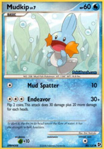 2008 Pokemon Diamond & Pearl Great Encounters Mudkip #80 CGC 9