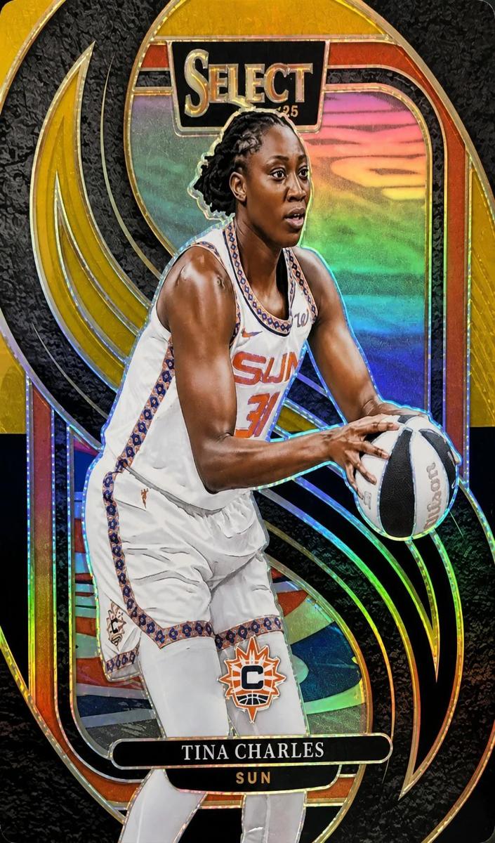 2025 Panini Select WNBA Basketball Black Gold Tina Charles #160