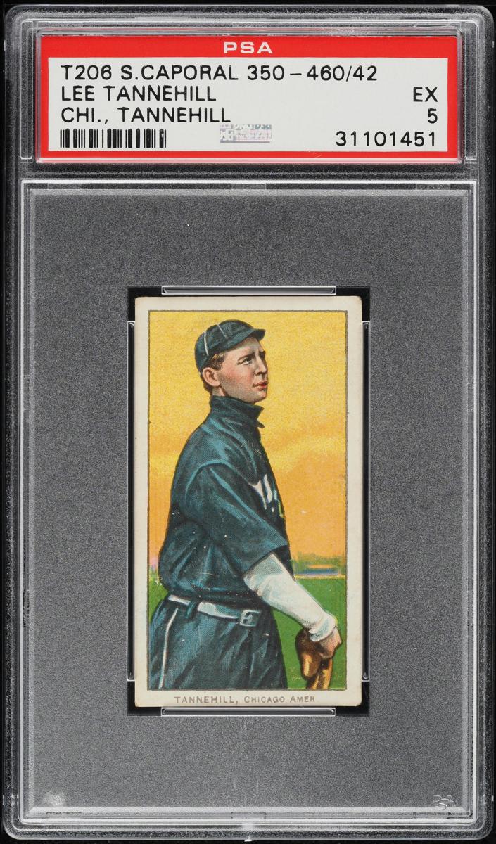 1909-11 T206 Baseball Tannehill On Front Lee Tannehill #NNO SGC 4