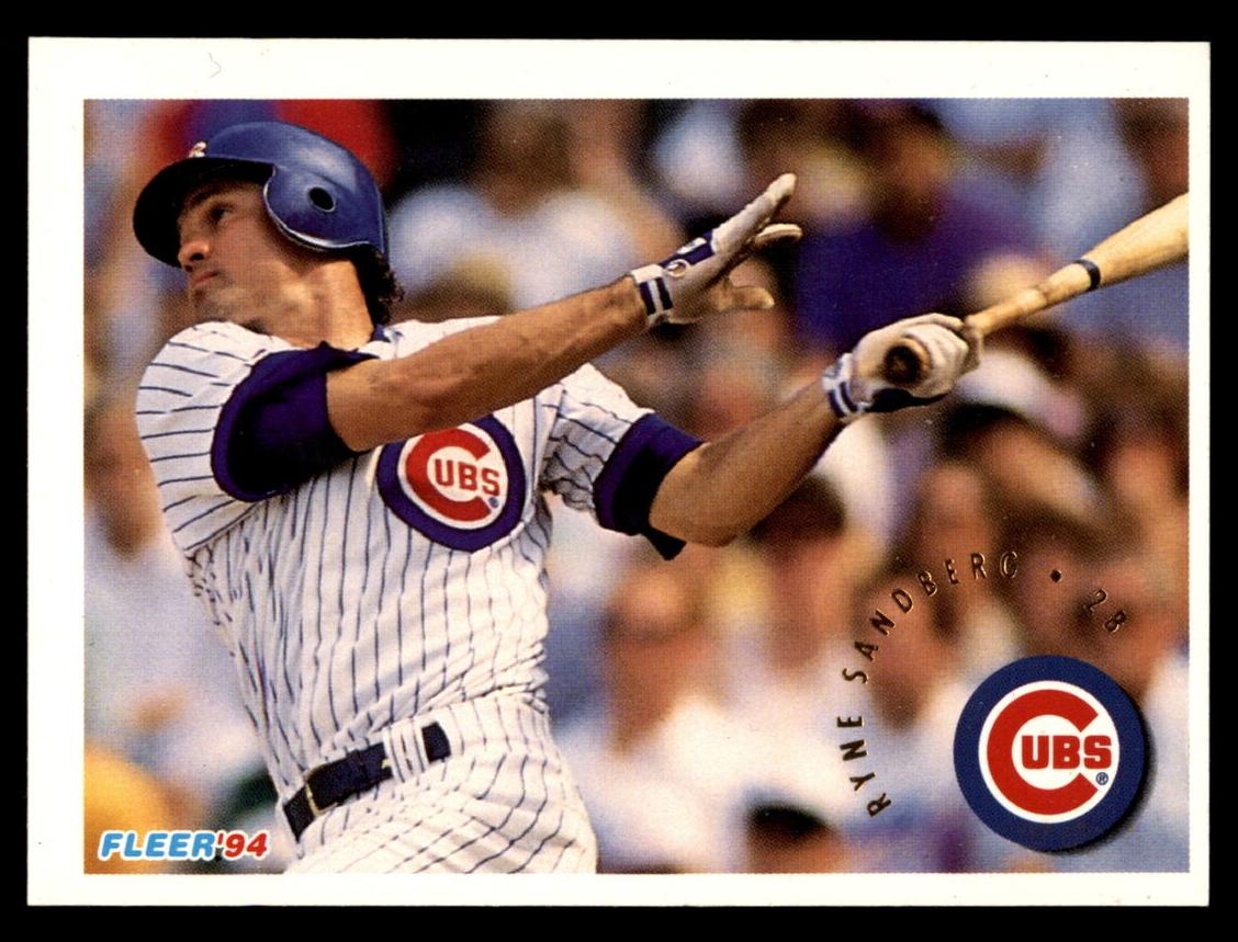 1994 Fleer Baseball Ryne Sandberg #396 PSA 10