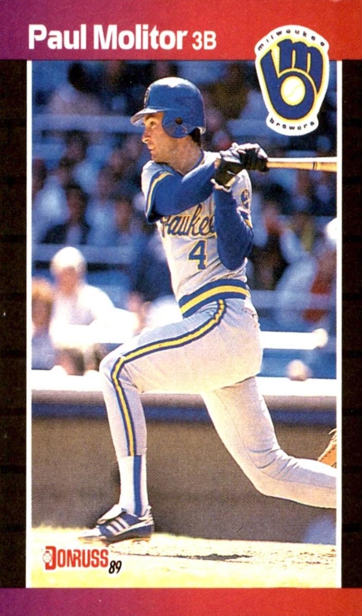 1989 Donruss Baseball Paul Molitor #291