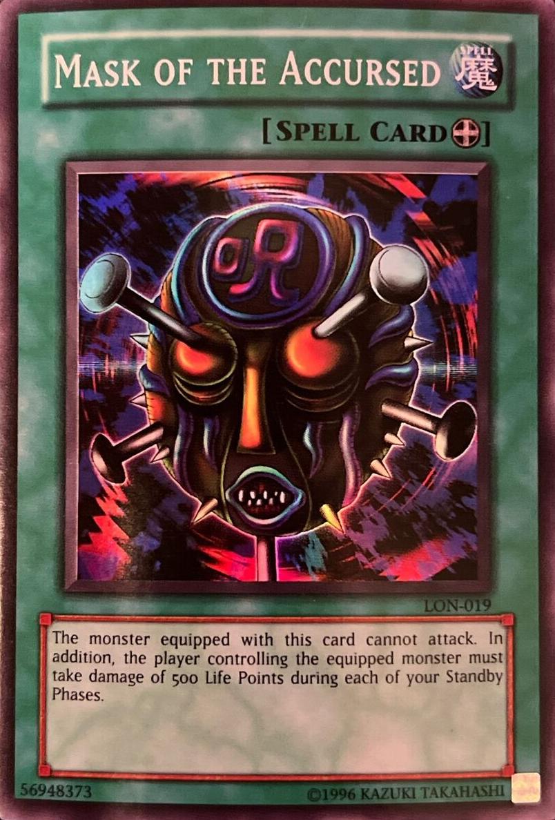 2003 Yu-Gi-Oh! Labyrinth of Nightmare Mask of the Accursed #LON-019