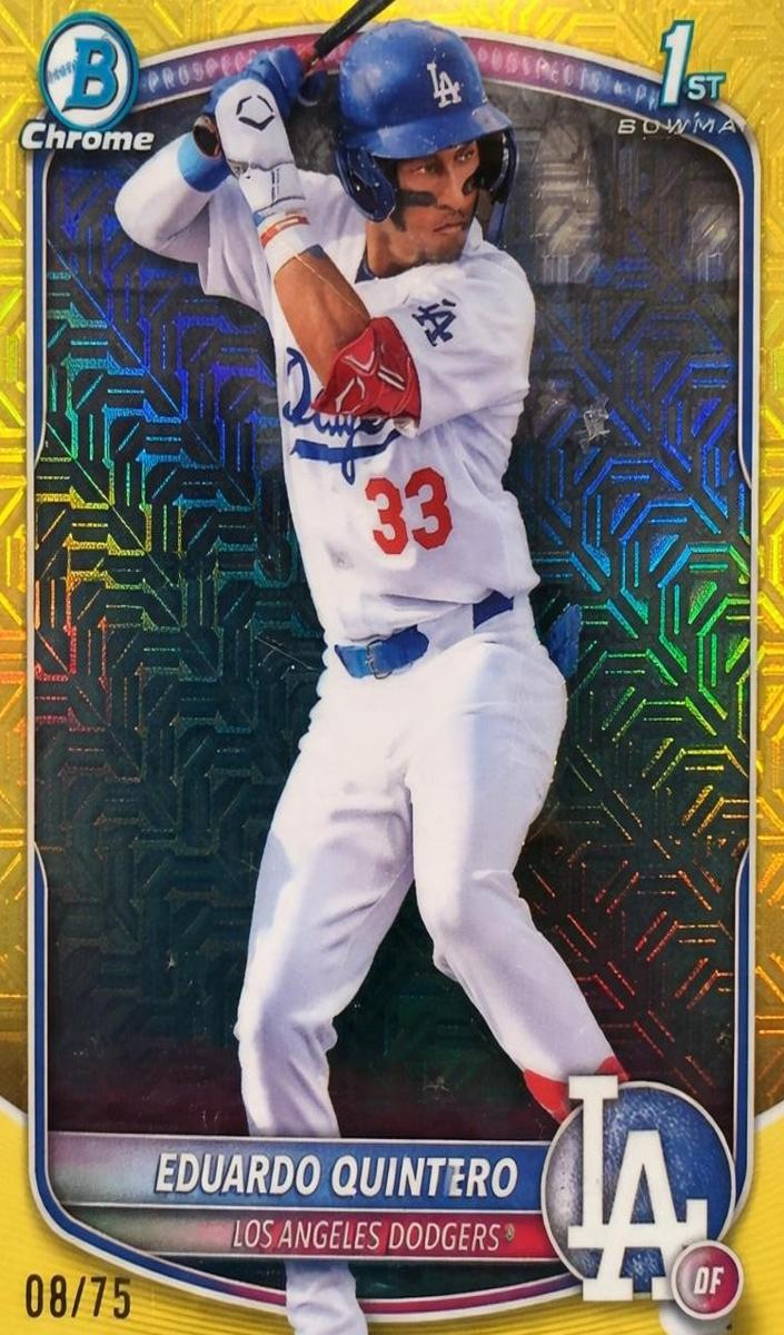 2025 Bowman Chrome Prospects Baseball Lava Eduardo Quintero #BCP-115