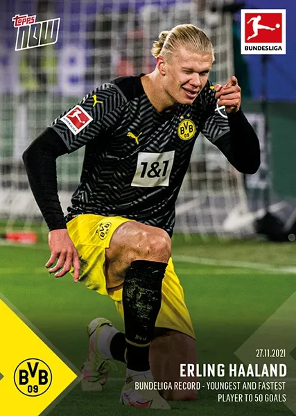 2021 Topps Bundesliga Soccer Erling Haaland #83