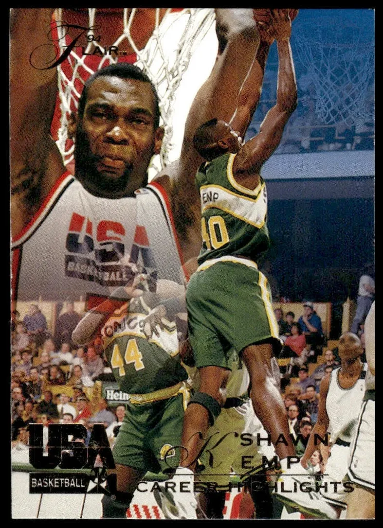 1994 Flair USA Basketball Shawn Kemp #42