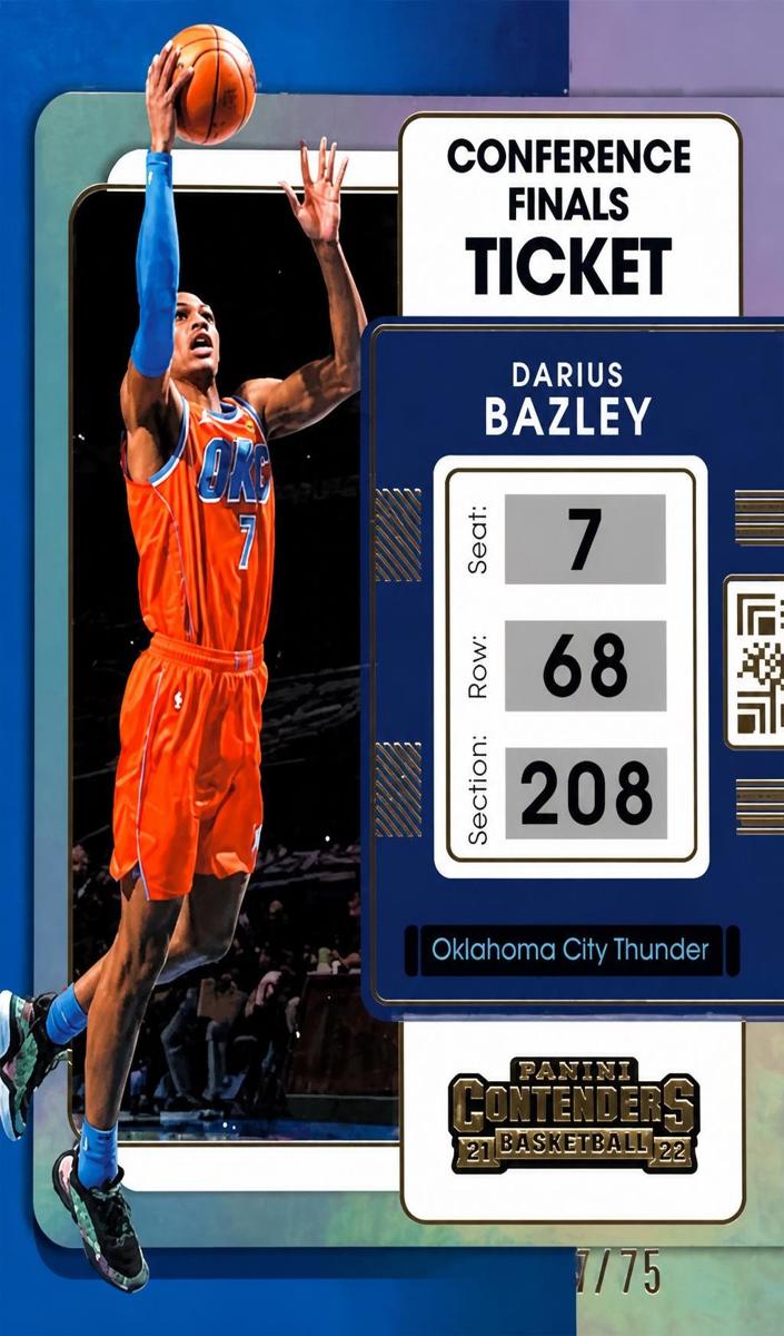 2021 Panini Contenders Basketball Darius Bazley #7