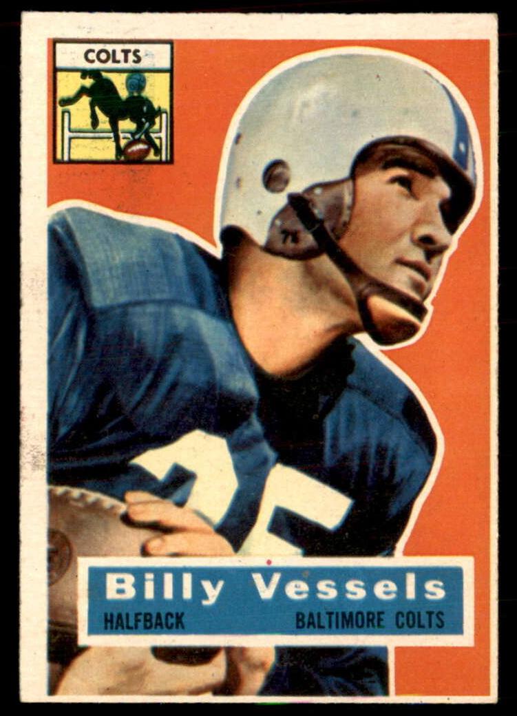 1956 Topps Football Billy Vessels #120