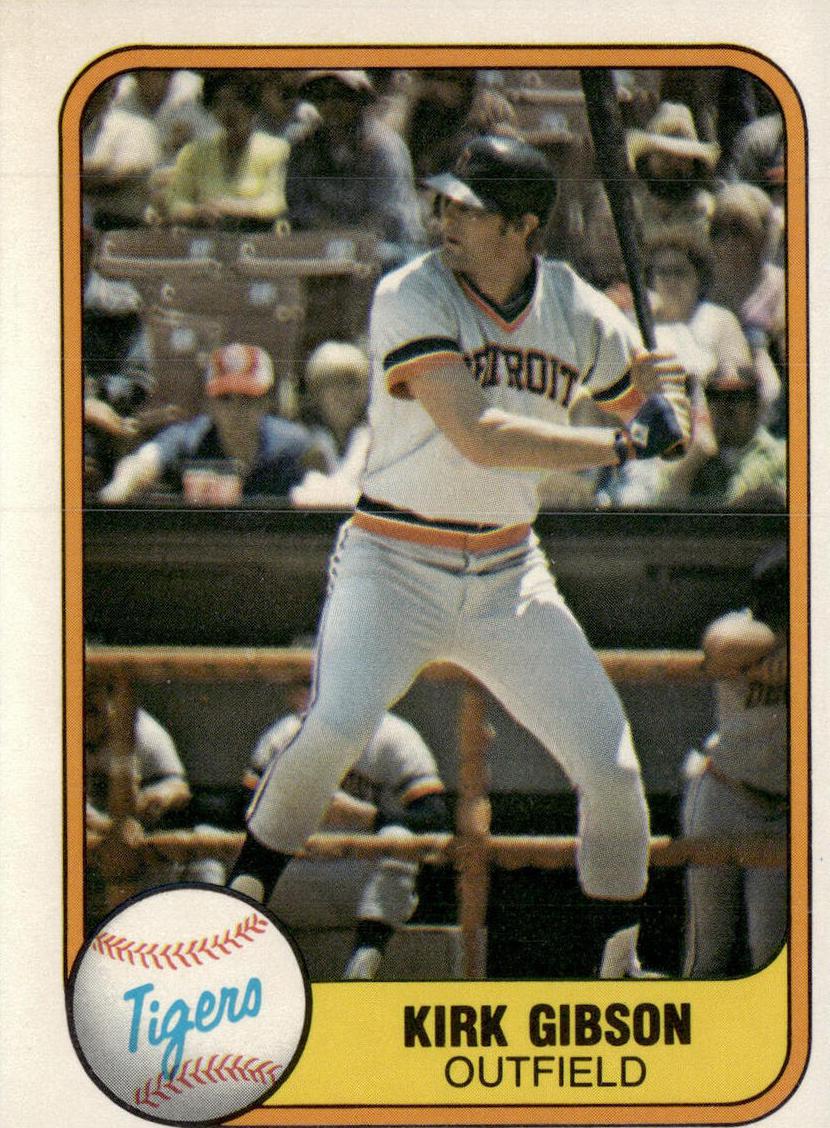 1981 Fleer Baseball Kirk Gibson #481 PSA 10