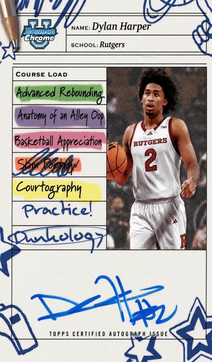 2024 Bowman Chrome University Basketball Dylan Harper #CLA-DH