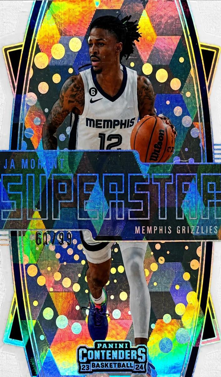 2023 Panini Contenders Basketball Playoff Ticket Ja Morant #10 PSA 10