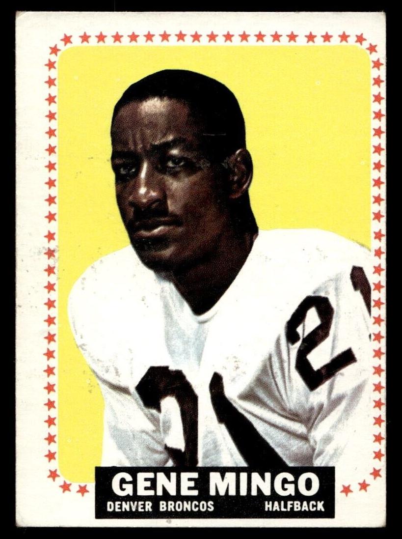 1964 Topps Football Gene Mingo #54 PSA 8