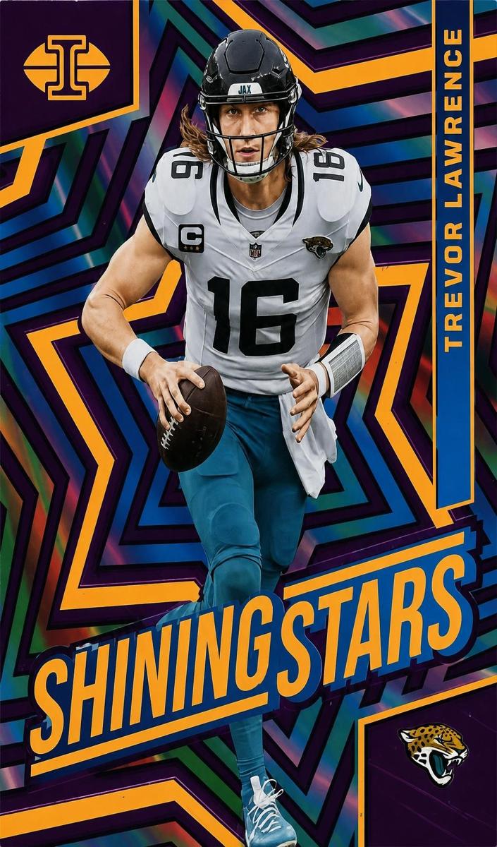 2024 Panini Illusions Football Purple Trevor Lawrence #11