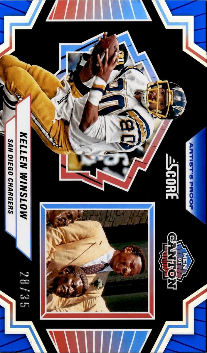2025 Panini Score Football Artist's Proof Kellen Winslow #16