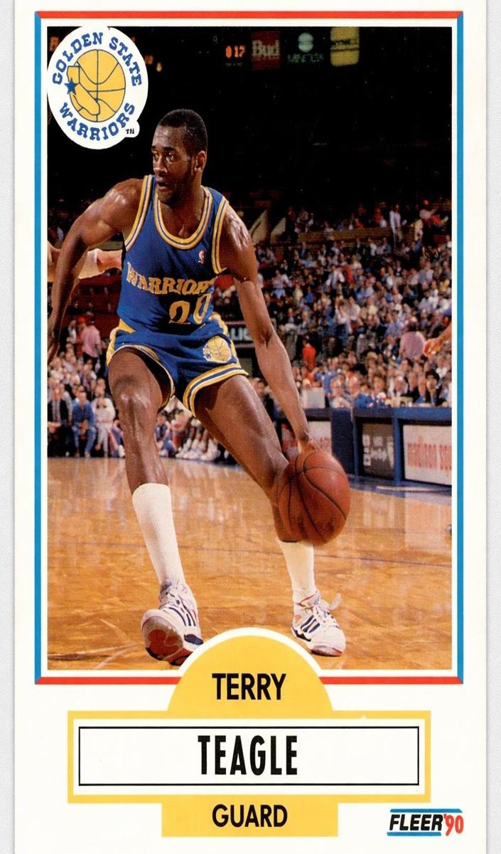 1990 Fleer Basketball Terry Teagle #68