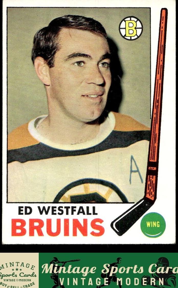 1969 Topps Hockey Ed Westfall #29 PSA 7