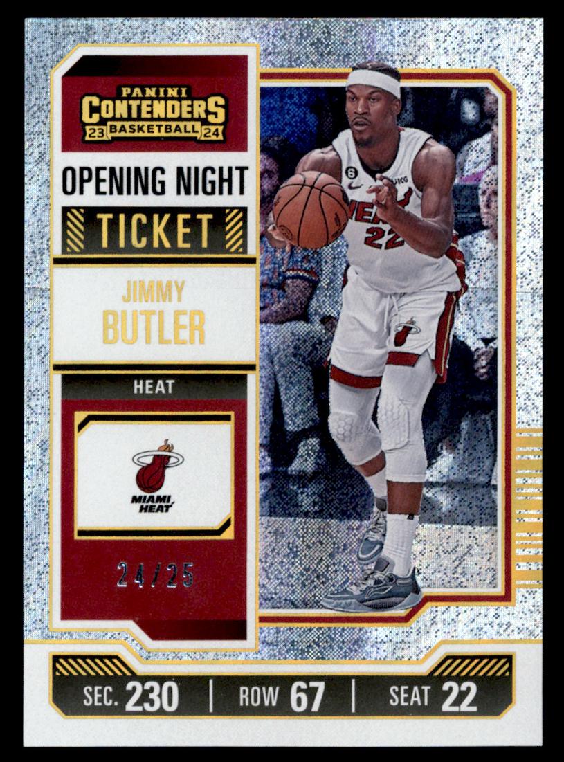 2023 Panini Contenders Basketball Opening Night Ticket FOTL Jimmy Butler #69