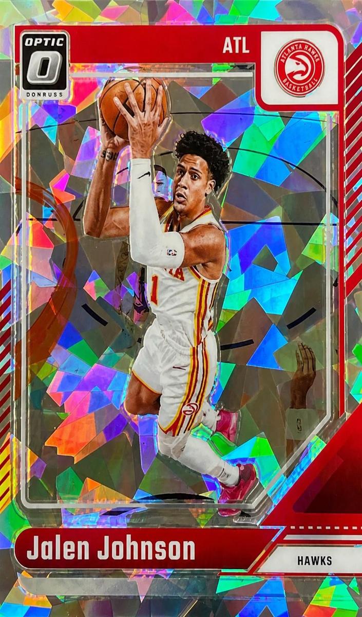 2024 Donruss Optic Basketball Cracked Ice Jalen Johnson #79