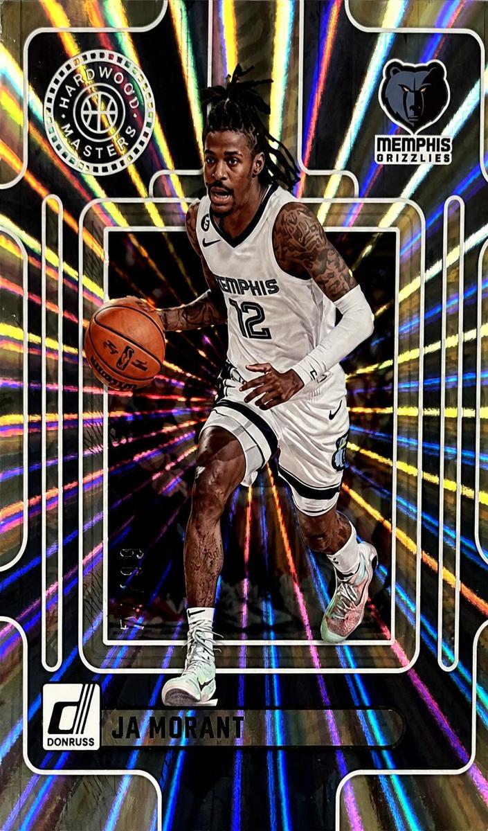 2023 Panini Donruss Basketball Holo Laser Ja Morant #10 PSA 7.5