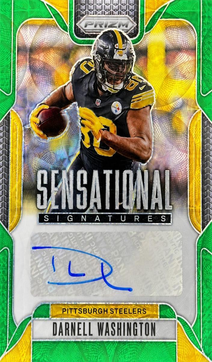 2024 Panini Prizm Football Green Scope Darnell Washington #SS-DWN