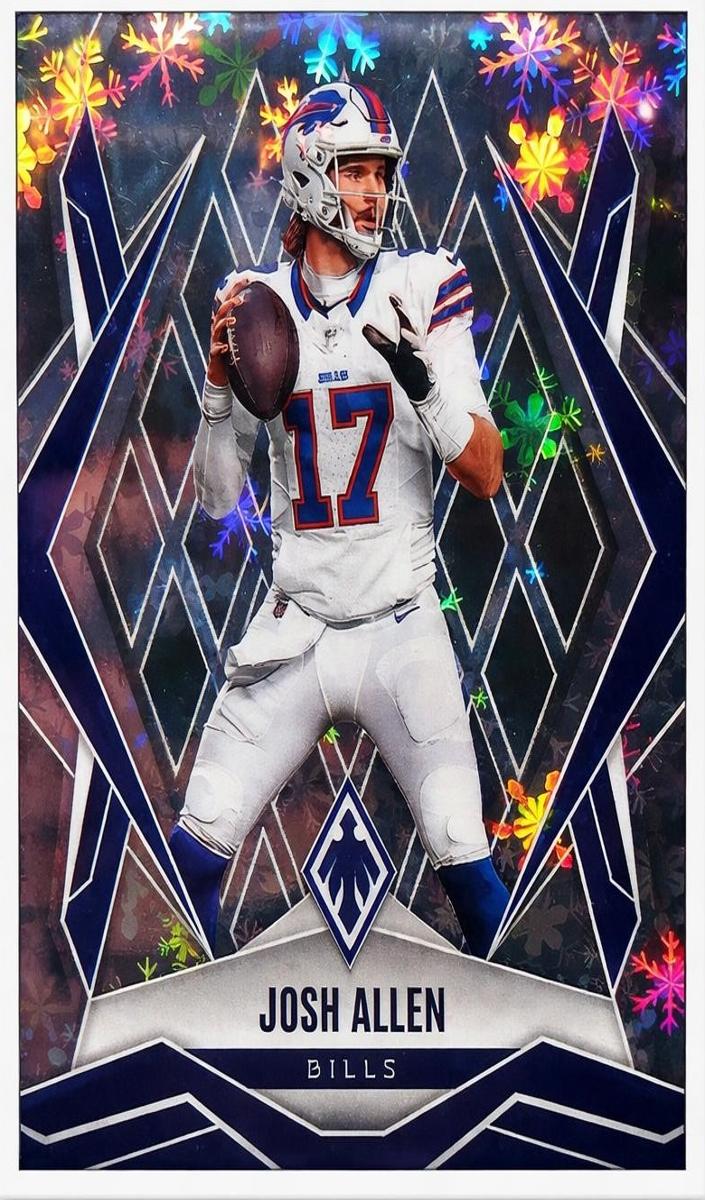 2025 Panini Phoenix Football Silver Winter Josh Allen #129