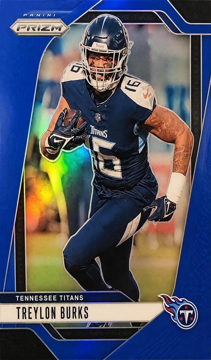 2024 Panini Prizm Football Blue Treylon Burks #281
