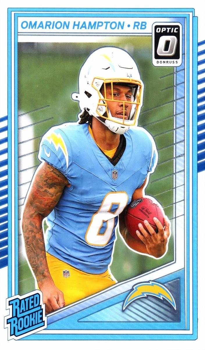 2025 Donruss Optic Football Omarion Hampton #212