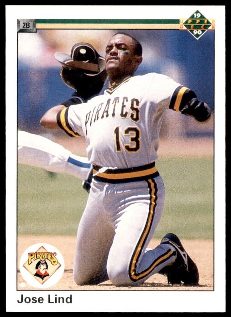 1990 Upper Deck Baseball Jose Lind #424