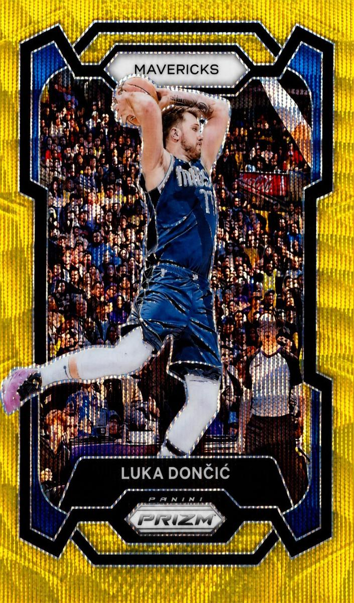 2023 Panini Prizm Basketball Gold Wave Luka Doncic #110