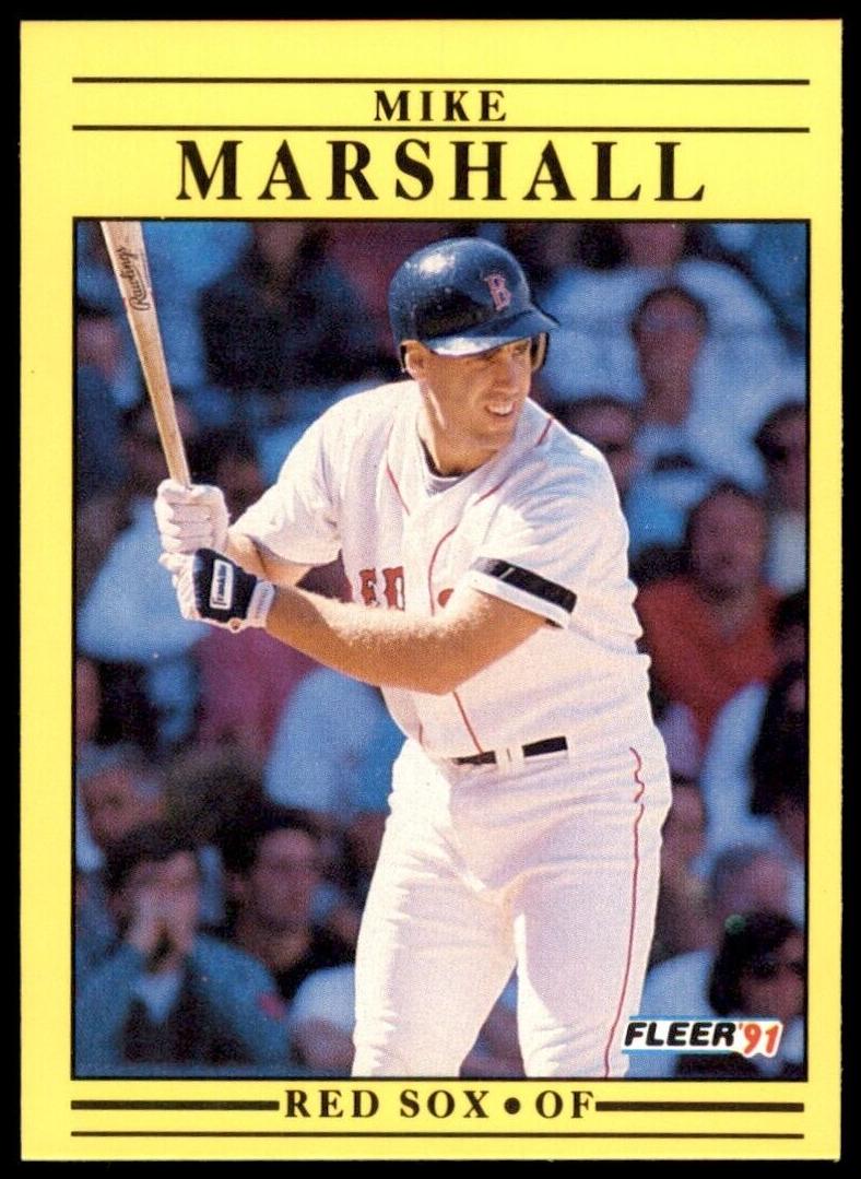 1991 Fleer Baseball Mike Marshall #102
