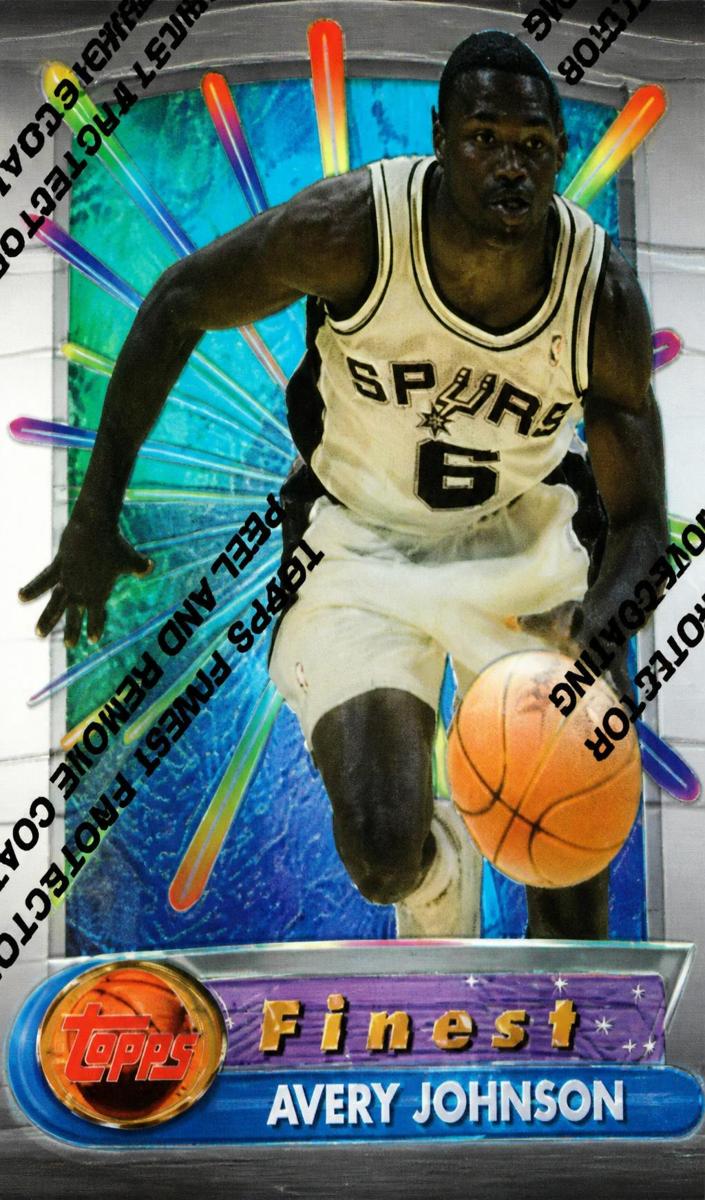 1994 Topps Finest Basketball Avery Johnson #318