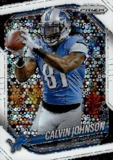 2025 Panini Prizm Football White Disco Calvin Johnson #111