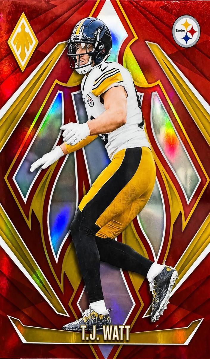 2024 Panini Phoenix Football Red T.J. Watt #130