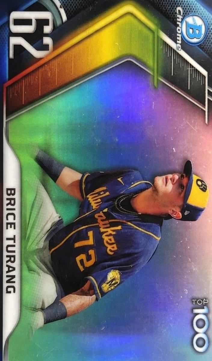 2022 Bowman Baseball Brice Turang #BTP-62