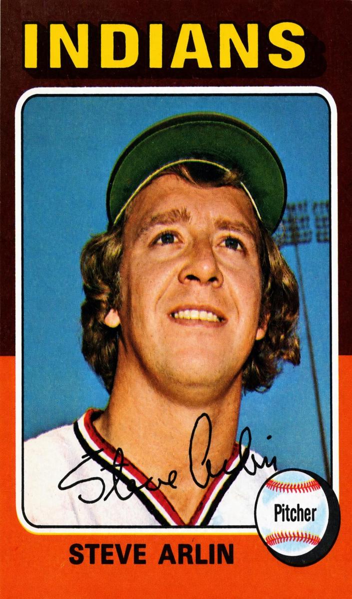 1975 Topps Mini Baseball Steve Arlin #159 PSA 9