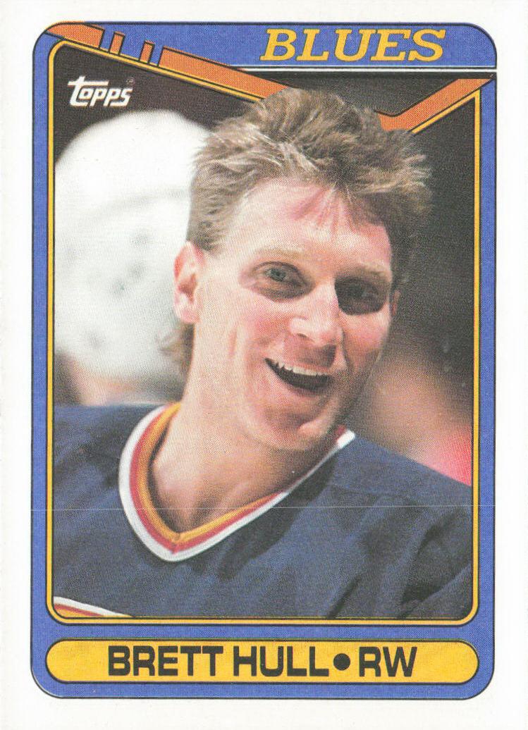 1990 Topps Hockey Brett Hull #77