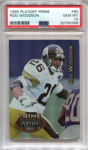 1995 Playoff Prime Football Rod Woodson #80 PSA 9