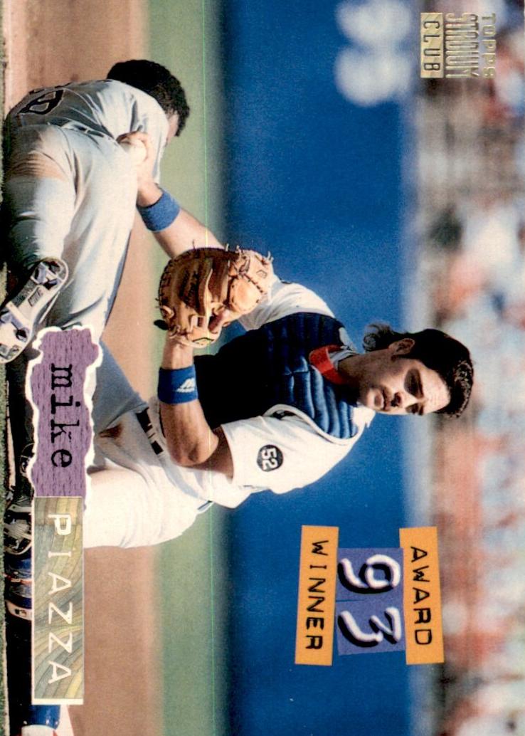 1994 Topps Stadium Club Baseball Golden Rainbow Mike Piazza #140 BGS 8.5