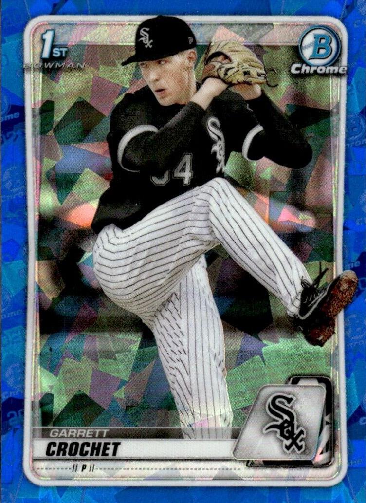 2020 Bowman Chrome Draft Sapphire Baseball Garrett Crochet #BD-95 PSA 9
