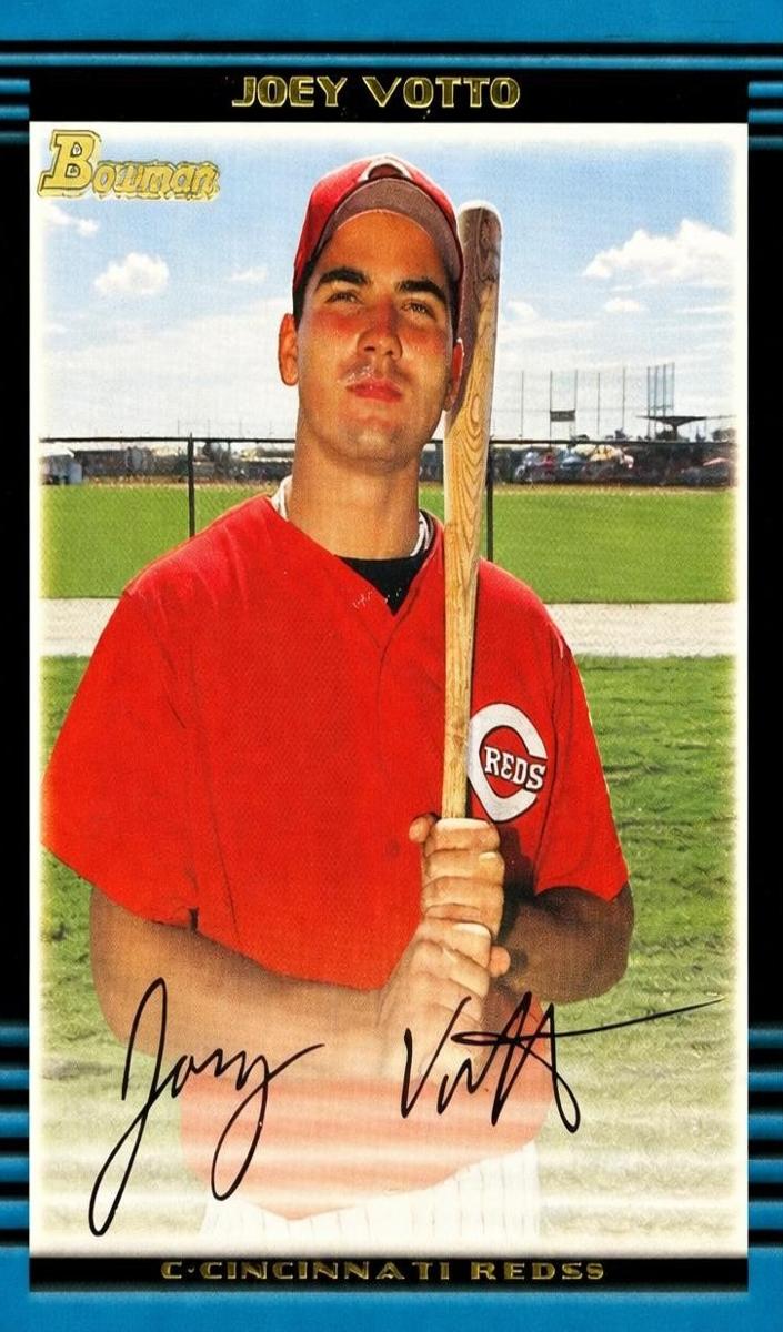 2002 Bowman Draft Picks and Prospects Baseball Joey Votto #BDP44