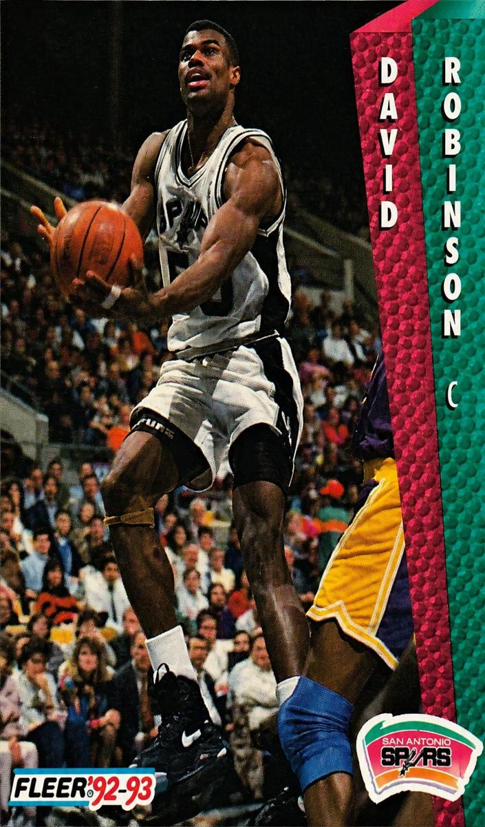 1992 Fleer Basketball David Robinson #47