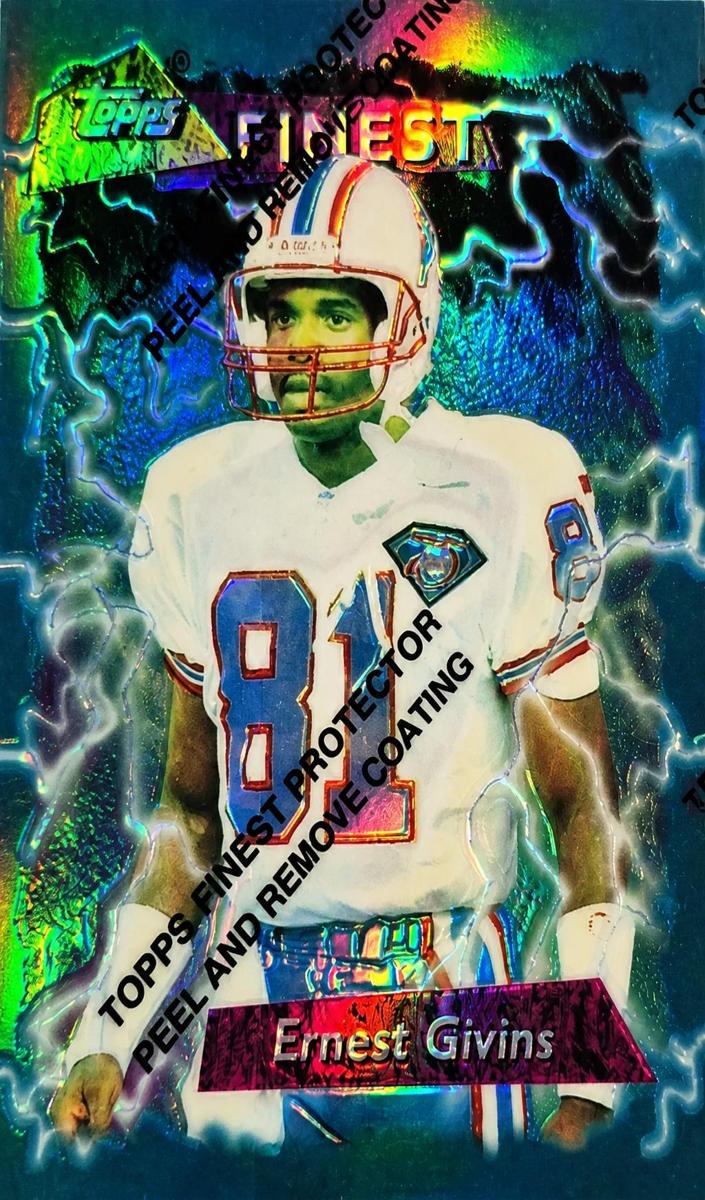 1995 Topps Finest Football Refractor Ernest Givins #126