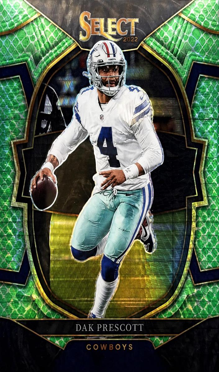 2022 Panini Select Football Dragon Scale Prizm Dak Prescott #85 PSA 10