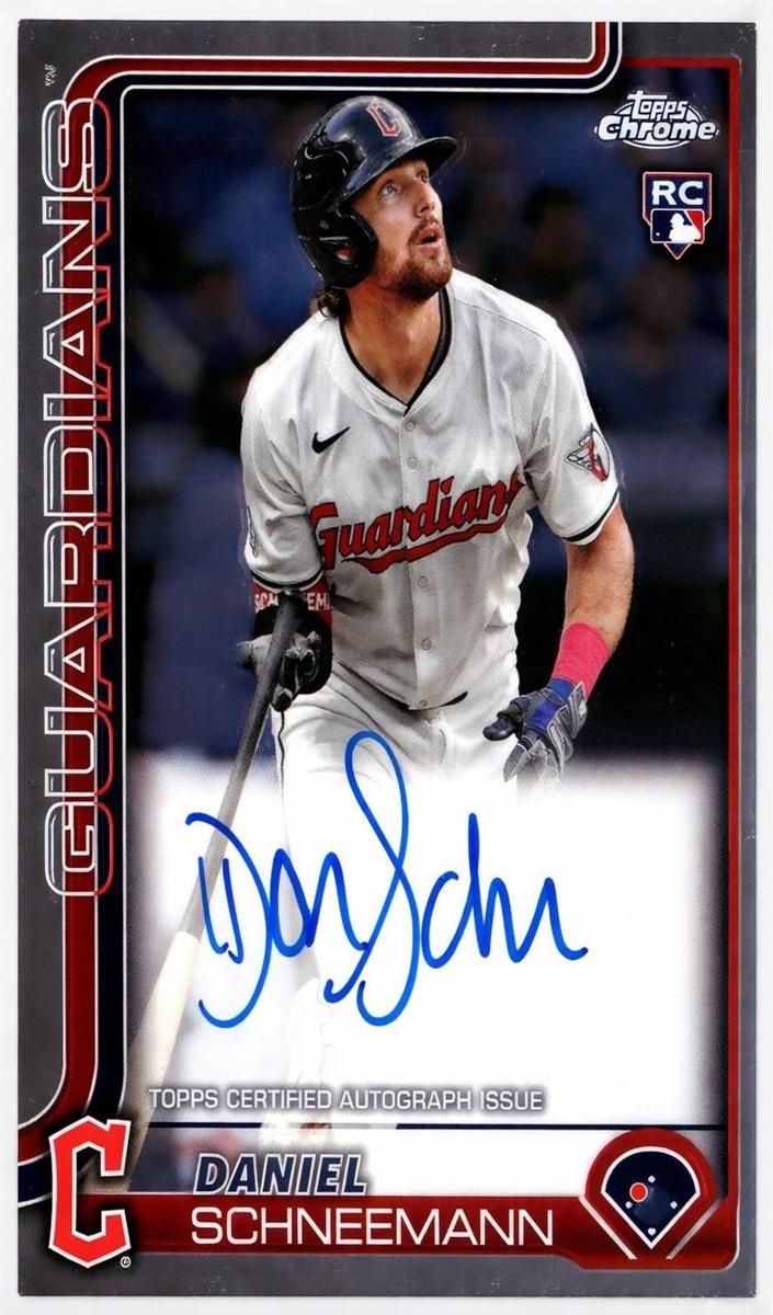 2025 Topps Chrome Baseball Daniel Schneemann #RA-DS