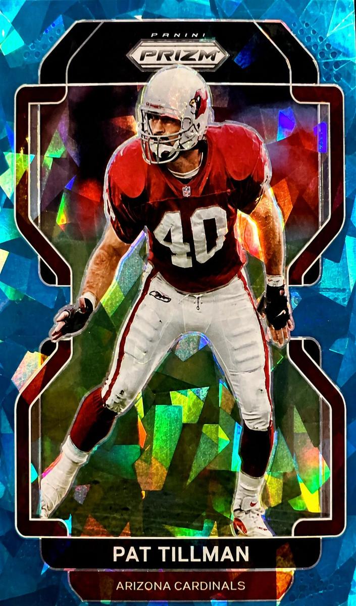 2021 Panini Prizm Football Blue Ice Pat Tillman #83 SGC 9